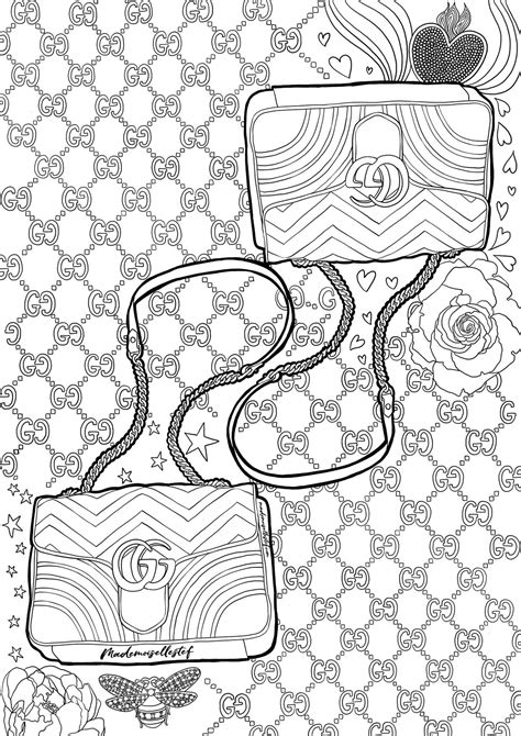 gucci ketting kleurplaat|16 Gucci Coloring Pages .